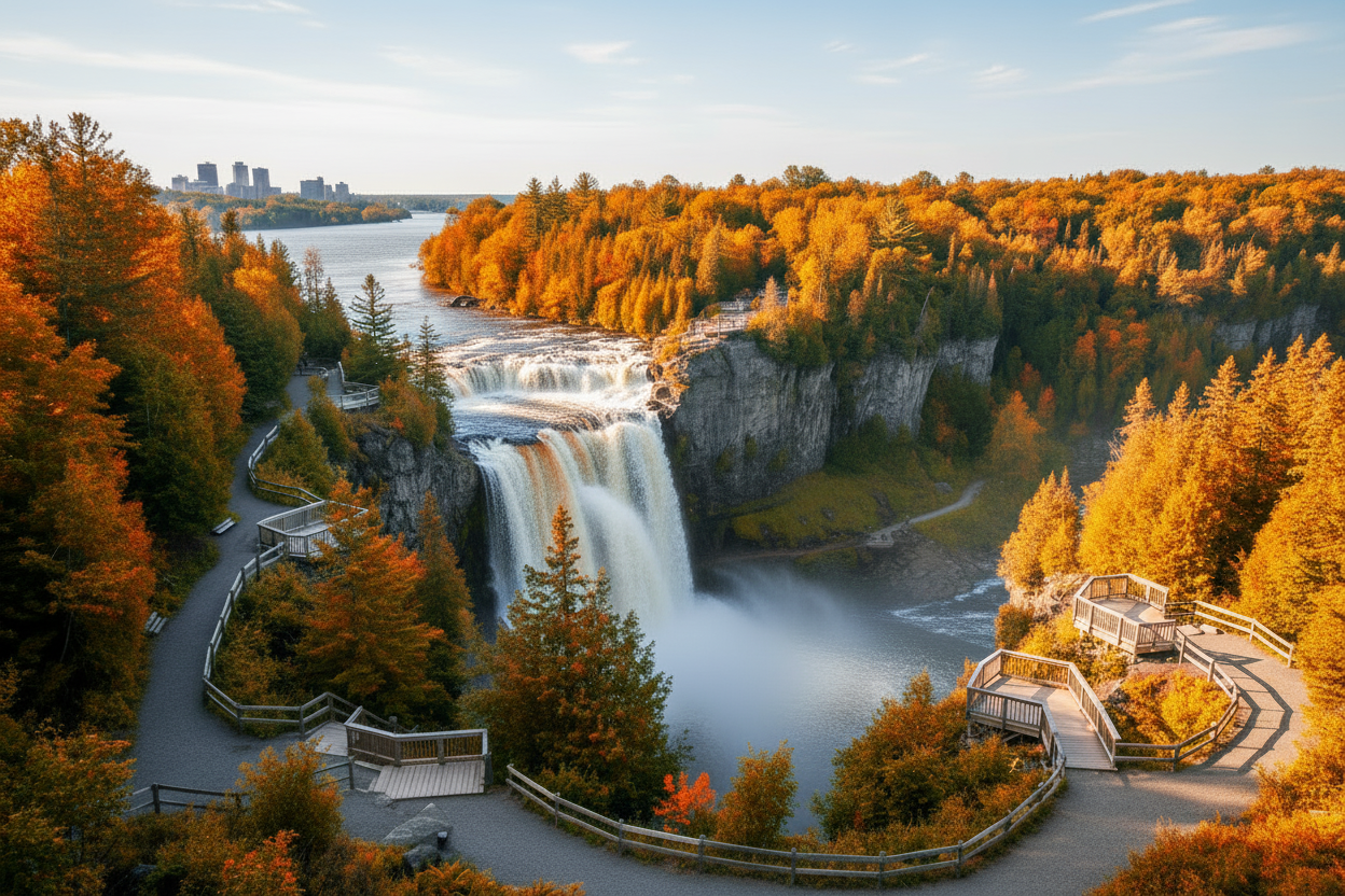Feuilles d'Automne et Rêves de Chalet, Lévis, Québec, Canada.