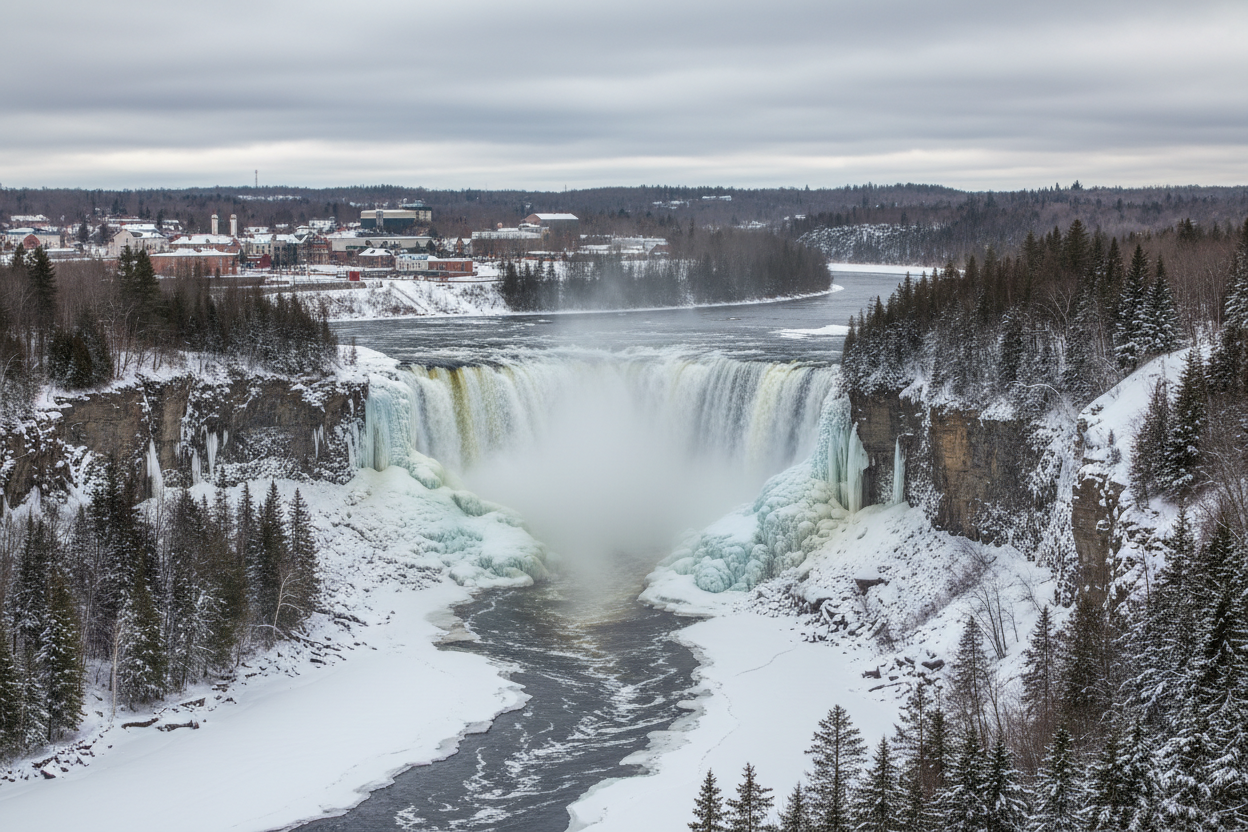 Falls of Truth / Chutes de Vérité, Grand Falls / Grand-Sault, New Brunswick / Nouveau-Brunswick.