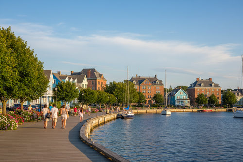 Summertime in Charlottetown prince edward island